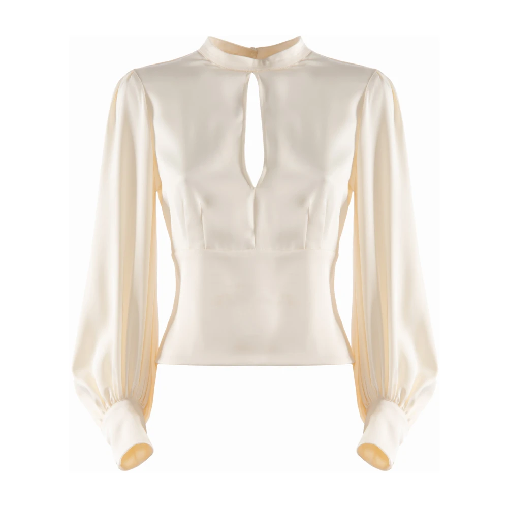 Nenette Ivoor Shirt Collectie Beige Dames