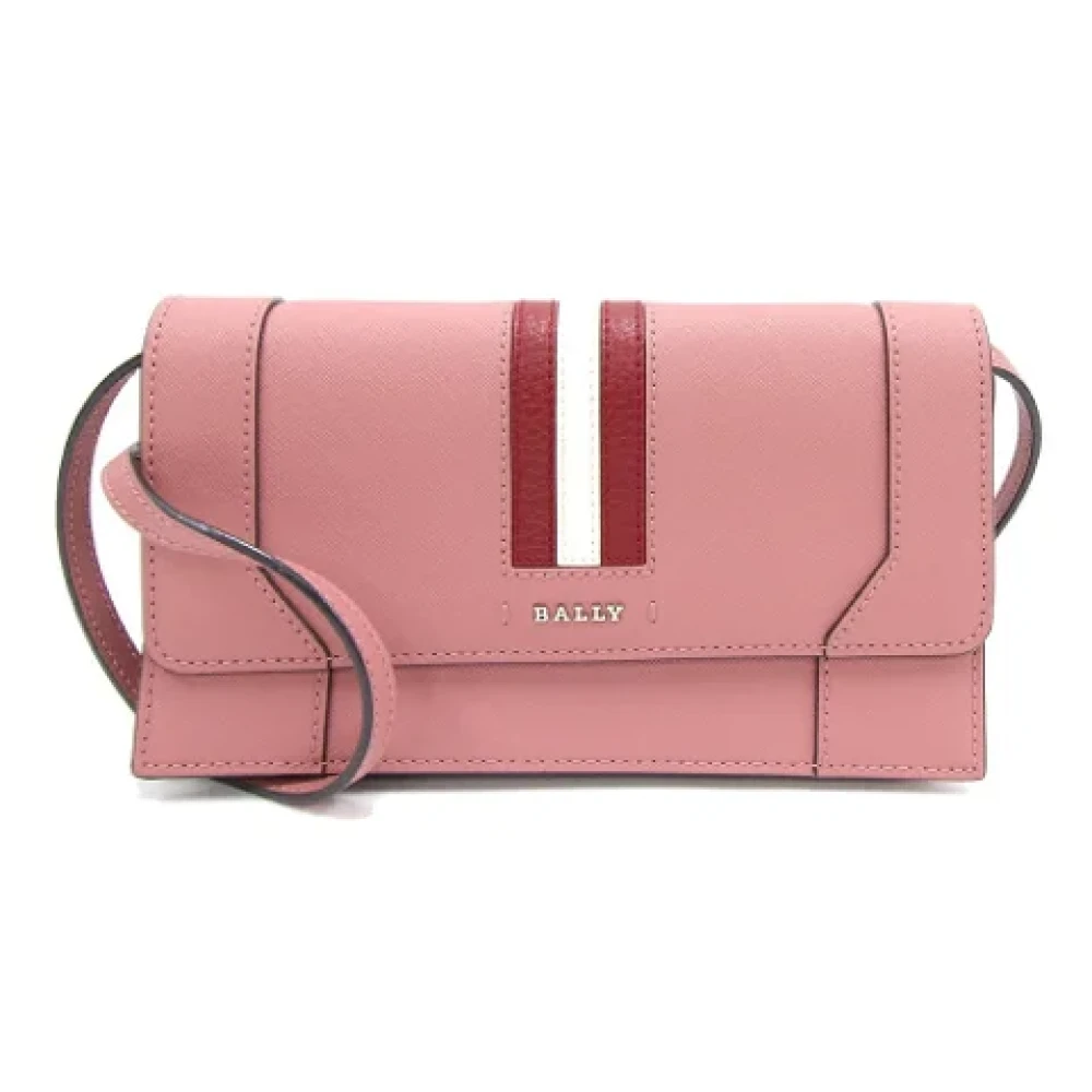 Bally Pre-owned Leather wallets Pink Dames