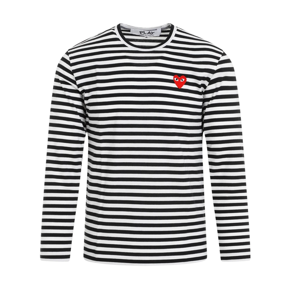 Comme des Garçons Play Långärmad T-shirt Black, Herr