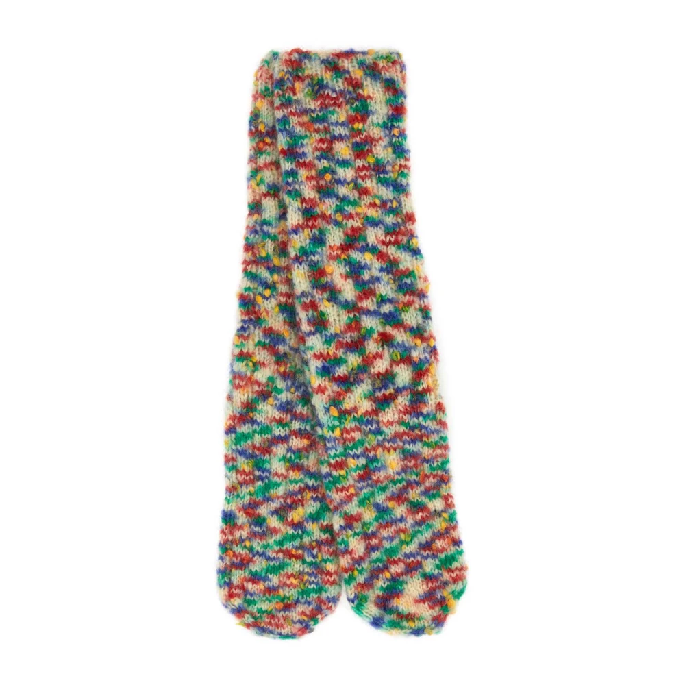 A.p.c. Geborduurde wollen sokken Multicolor Dames