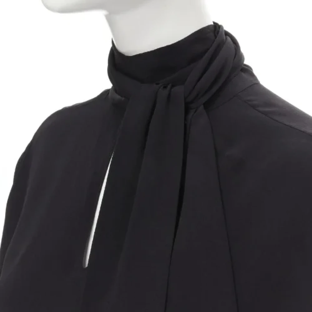 Balenciaga Vintage Pre-owned Silk tops Black Dames