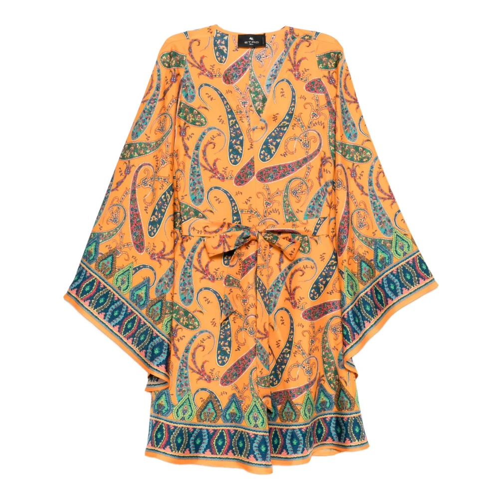 Etro Multicolor Mini Blouson Dress - Female - Short Dresses - S - Dresses