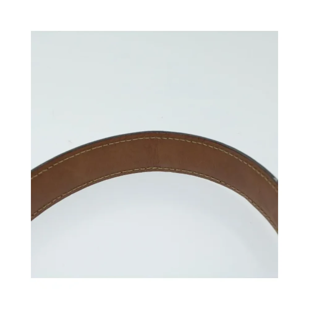 Celine Vintage Pre-owned Fabric handbags Brown Dames