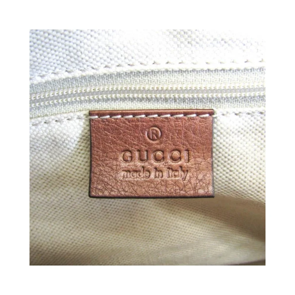 Gucci Vintage Pre-owned Leather gucci-bags Brown Dames