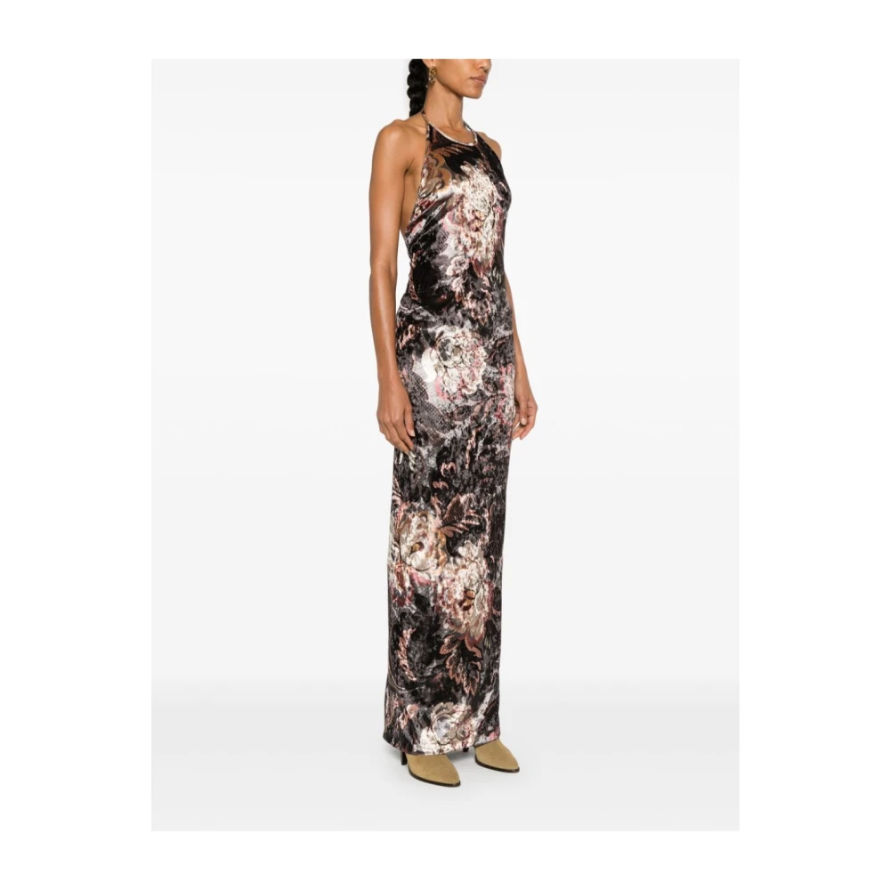 ETRO Bloemenprint Halternek Jurk Multicolor Dames