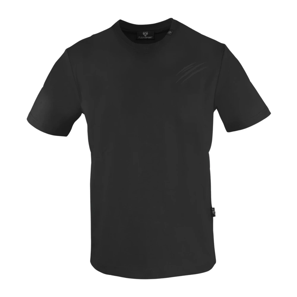 Plein Sport Graffiti Logo Katoenen T-shirt Black Heren