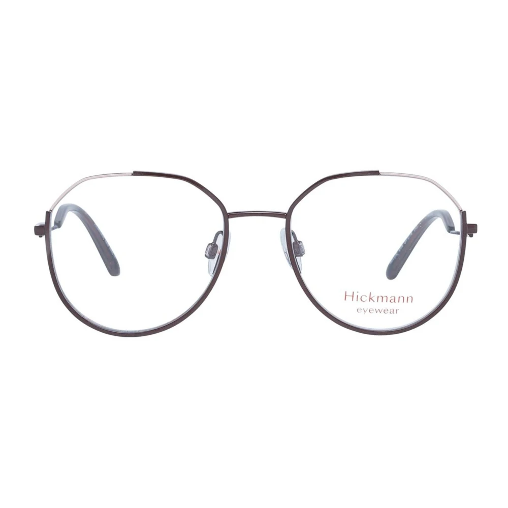 Ana Hickmann Bruine Metalen Ronde Optische Frames voor Vrouwen Brown Dames