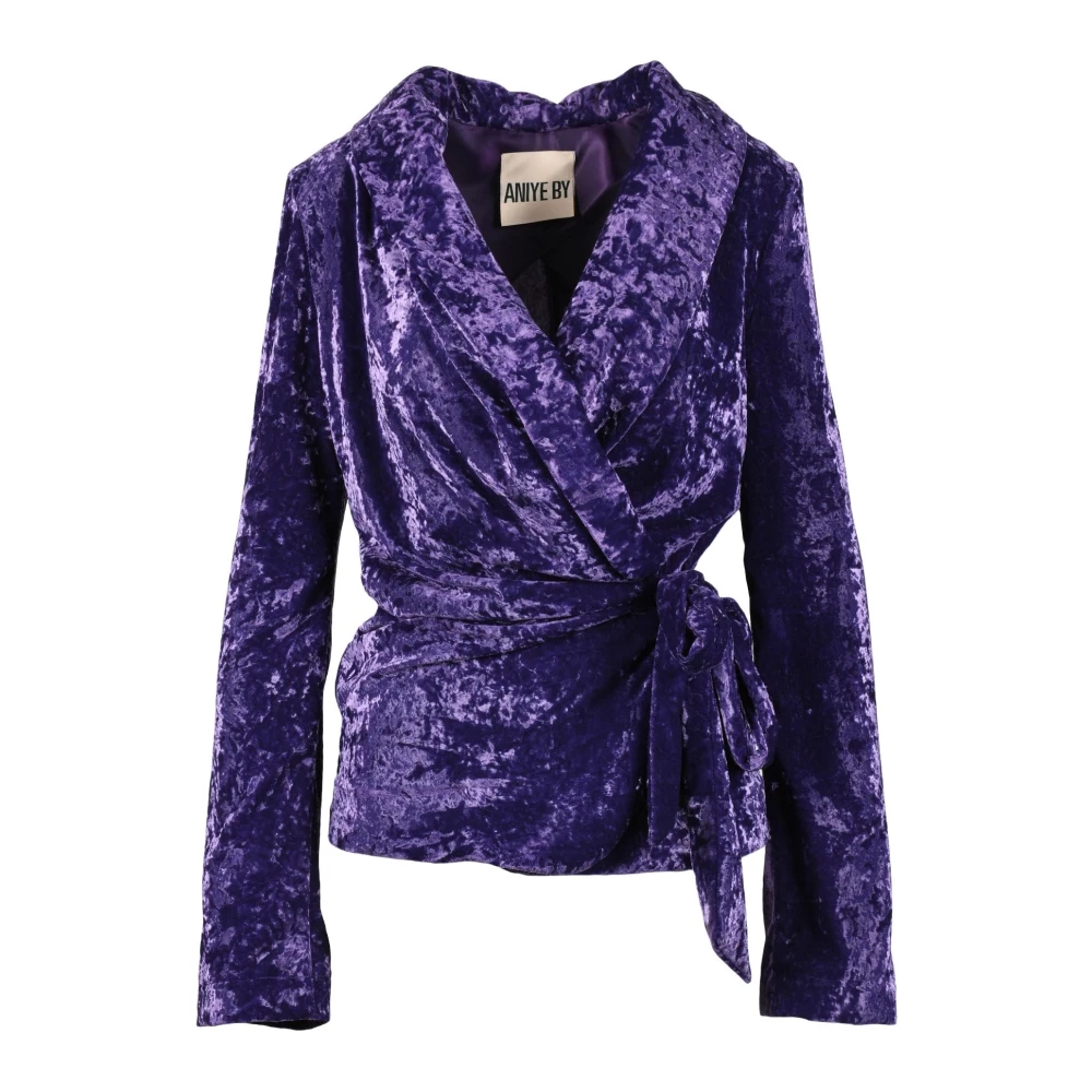 Aniye By Polyester Jas Purple Dames