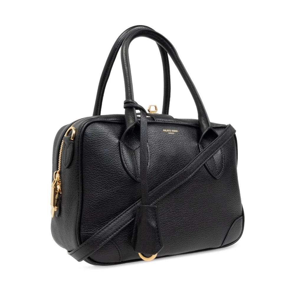 Golden Goose Zwarte Rechthoekige Body Tas Black Dames