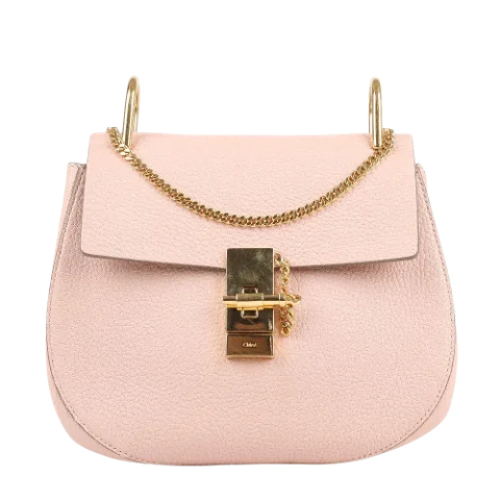 Chloé Pre-owned Leather handbags Pink Dames