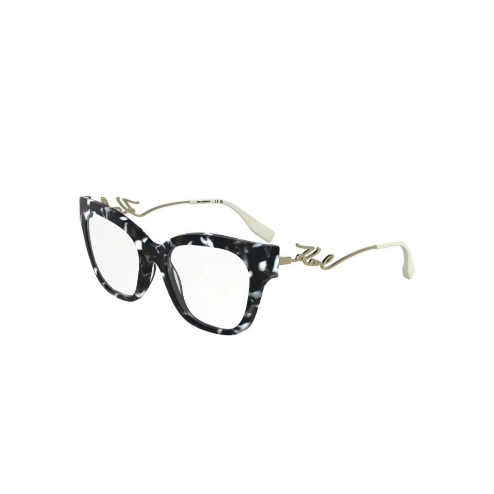Karl Lagerfeld Black Glasses, Female, 52 Mm, Kl6191 016 Optical Frame