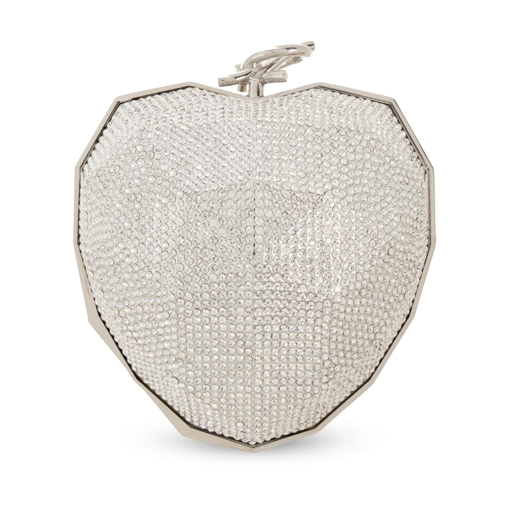 Jimmy Choo Gefacetteerde Hart Schoudertas Gray Dames