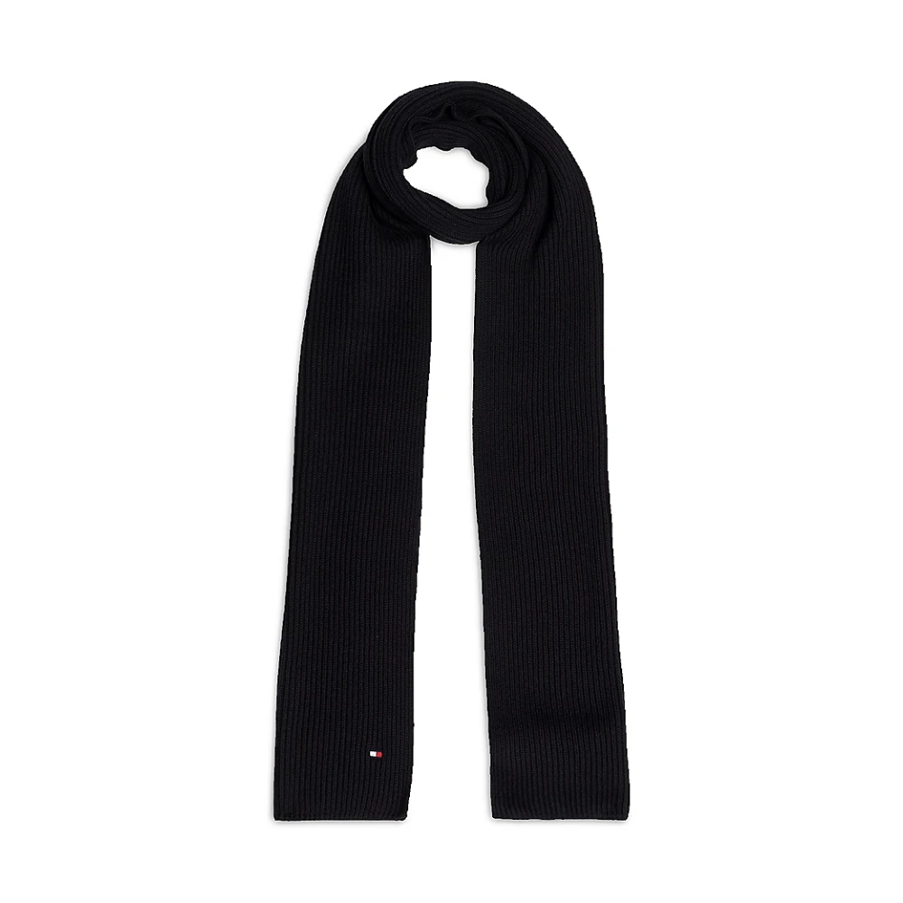 Tommy Hilfiger Kasjmier Sjaal Stijlvolle Wintermode Black Unisex