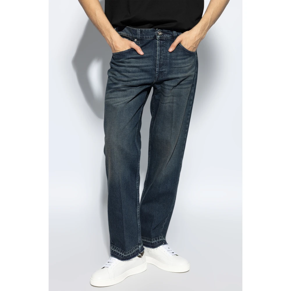 Lanvin Jeans met een vintage effect Blue Heren