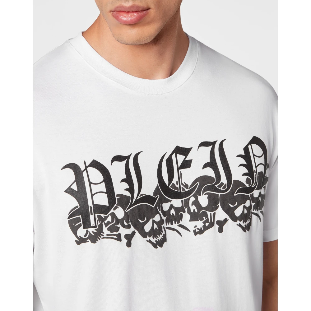 Philipp Plein Witte T-shirts en Polos White Heren