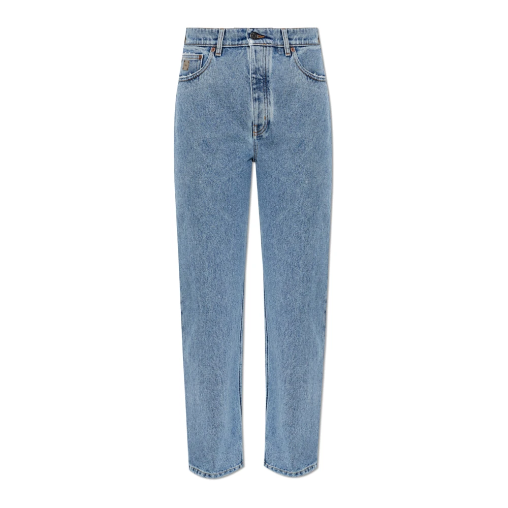 Chloé Straight-Leg Jeans - Female - Straight Fit Jeans - Blue - W28 - Jeans