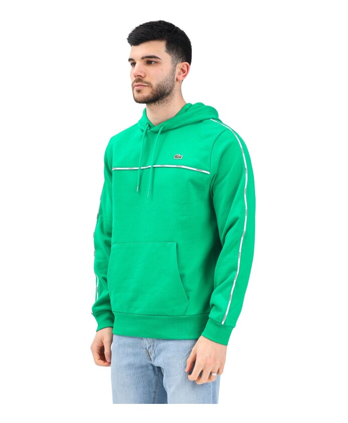 sweat-a-capuche-vert-style-classique