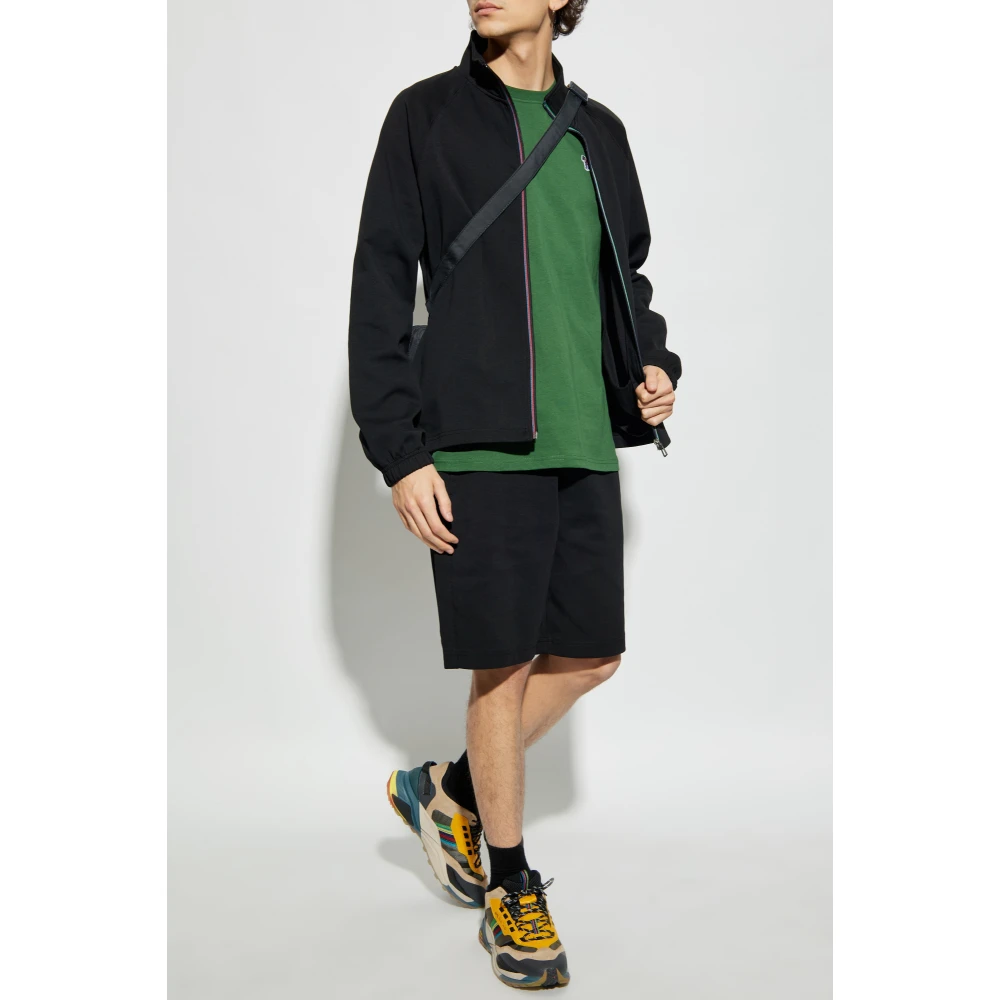 PS By Paul Smith T-shirt met logopatch Green Heren
