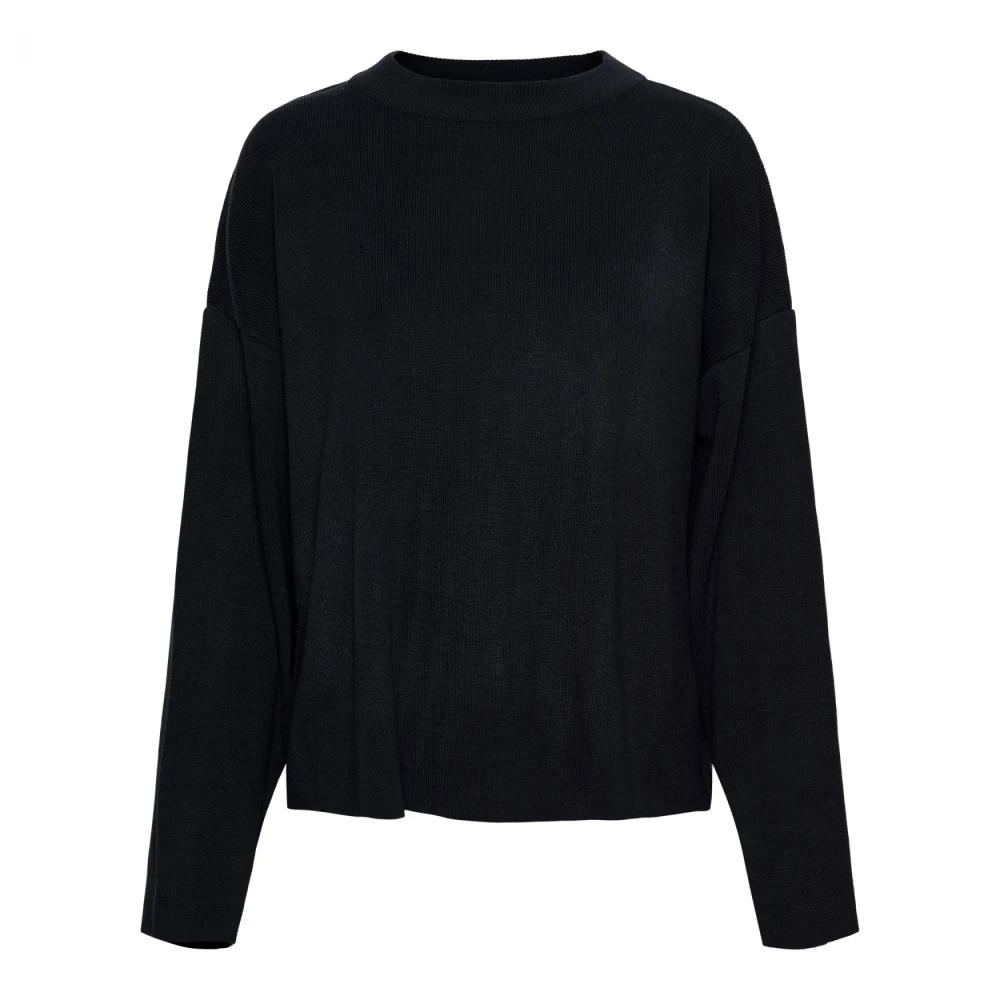 &Co Woman Trui met ronde hals Blue Dames