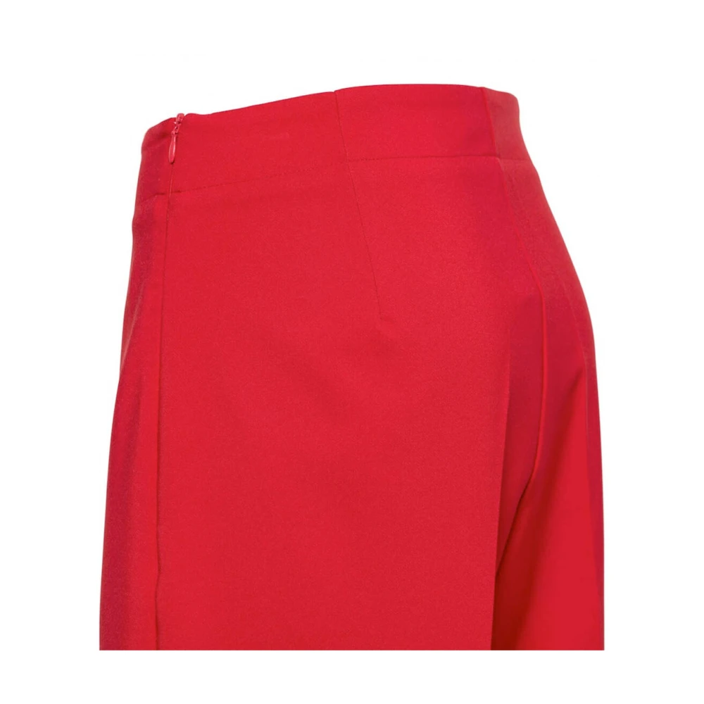 &Co Woman Wijde Broek Zomerse Stijl Red Dames