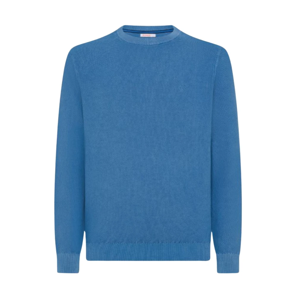 Sun68 Blauwe Avion Sweater Blue Heren