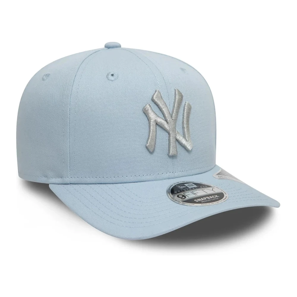 new era Yankees Metallic 9Fifty Cap in Celeste Blue Heren