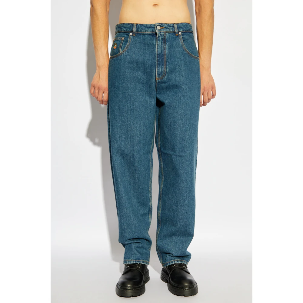 Bally Straight-leg jeans Blue Heren