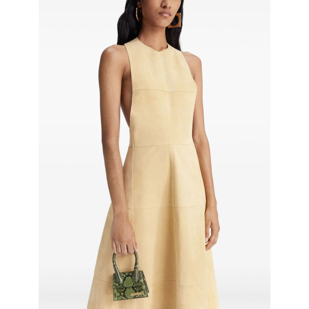 Jacquemus Mini Groene Snakeskin Tas Green Dames