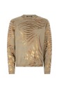 pull-a-motif-peau-de-tigre-dore