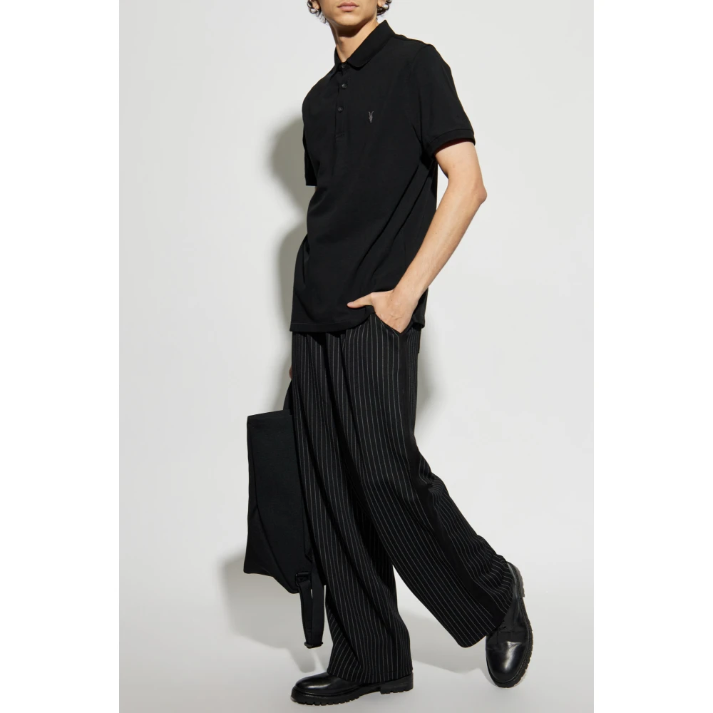 AllSaints Polo Reform Black Heren