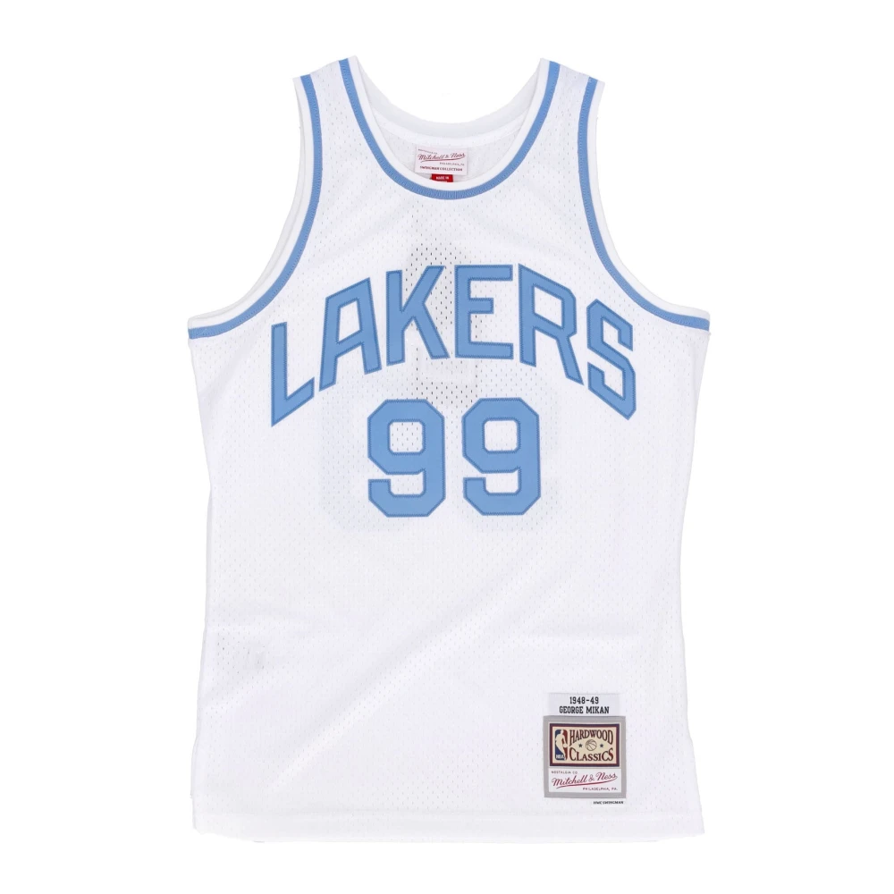 Mitchell & Ness Vintage Basketball Tank Top George Mikan White Heren