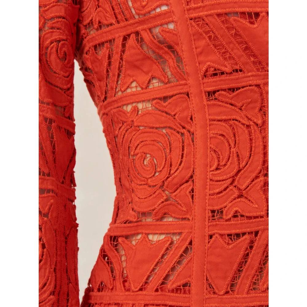 Cult Gaia Carlotta Blazer Stijlvol en Chic Red Dames