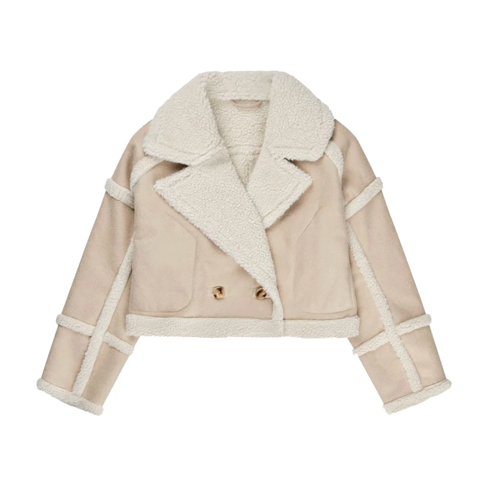 Munthe Omkeerbare Teddyjas in Ivoor Beige Dames
