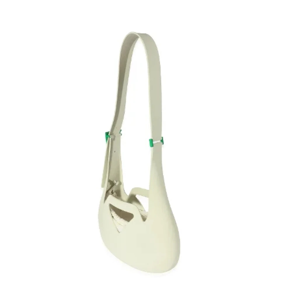 Bottega Veneta Vintage Pre-owned Fabric shoulder-bags White Dames