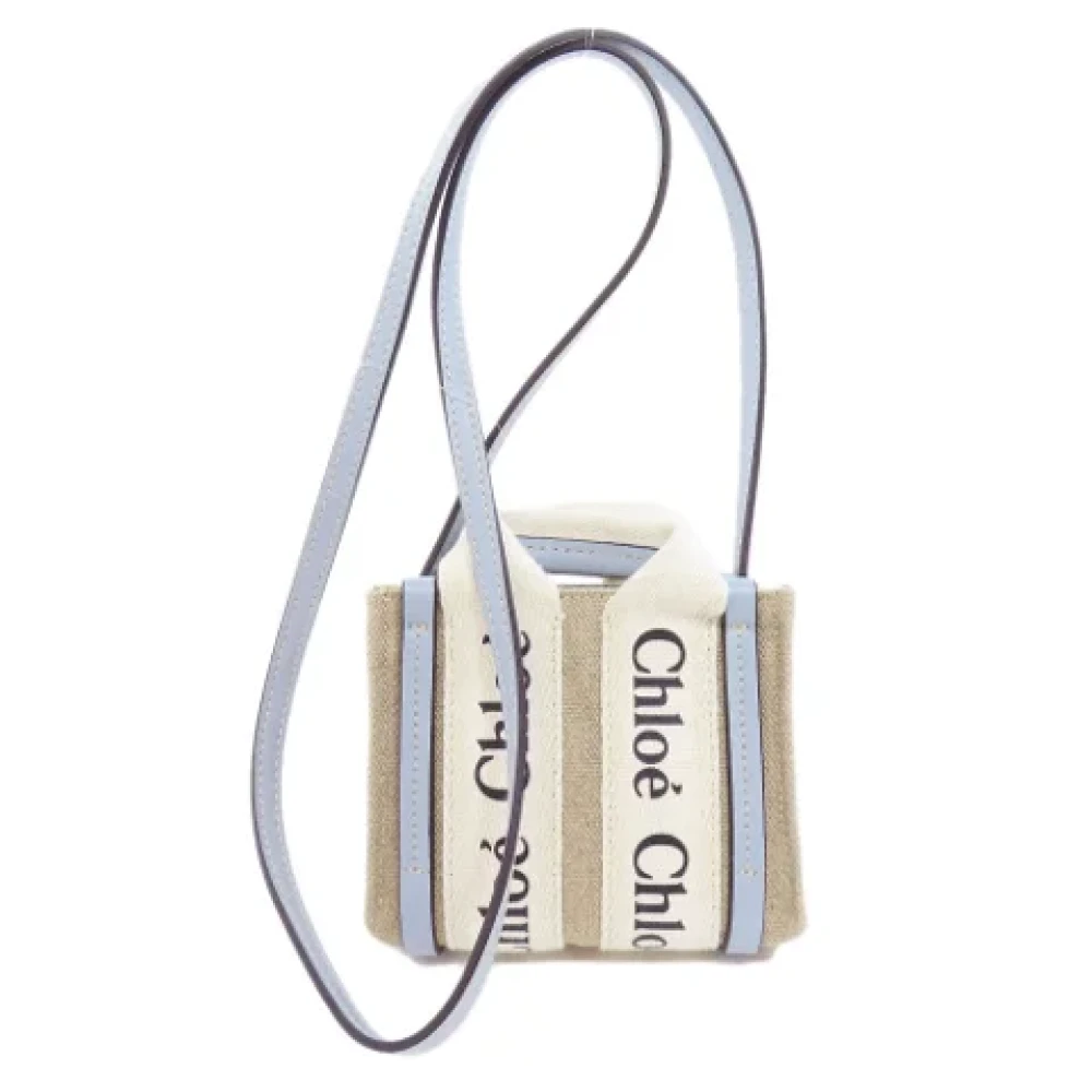 Chloé Pre-owned Canvas handbags Beige Dames