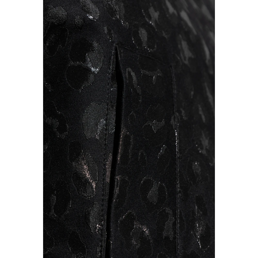Versace Luipaardprint Jas Black Heren