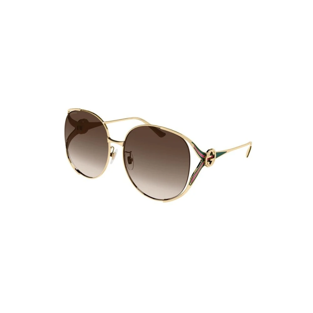 Gucci Women's Yellow Oversized Sunglasses - Sunglasses - 63 Mm - Accessories