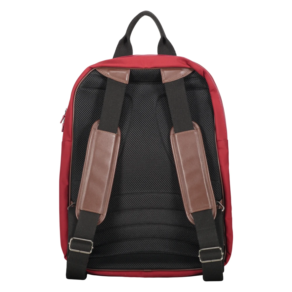 Herno Stoffen Rugzak met Laptopvak Red Heren
