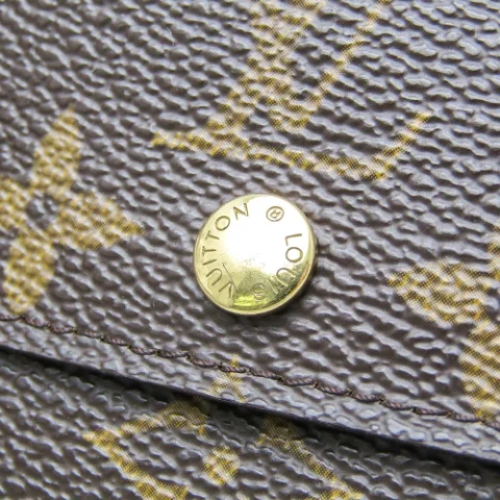 Louis Vuitton Vintage Pre-owned Canvas wallets Brown Dames