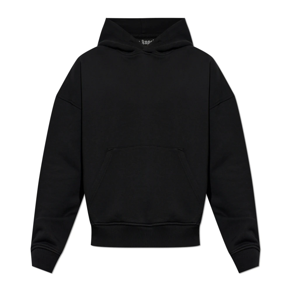 Palm Angels Herren Schwarz Sweatshirts & Hoodies, K, Sgröße: