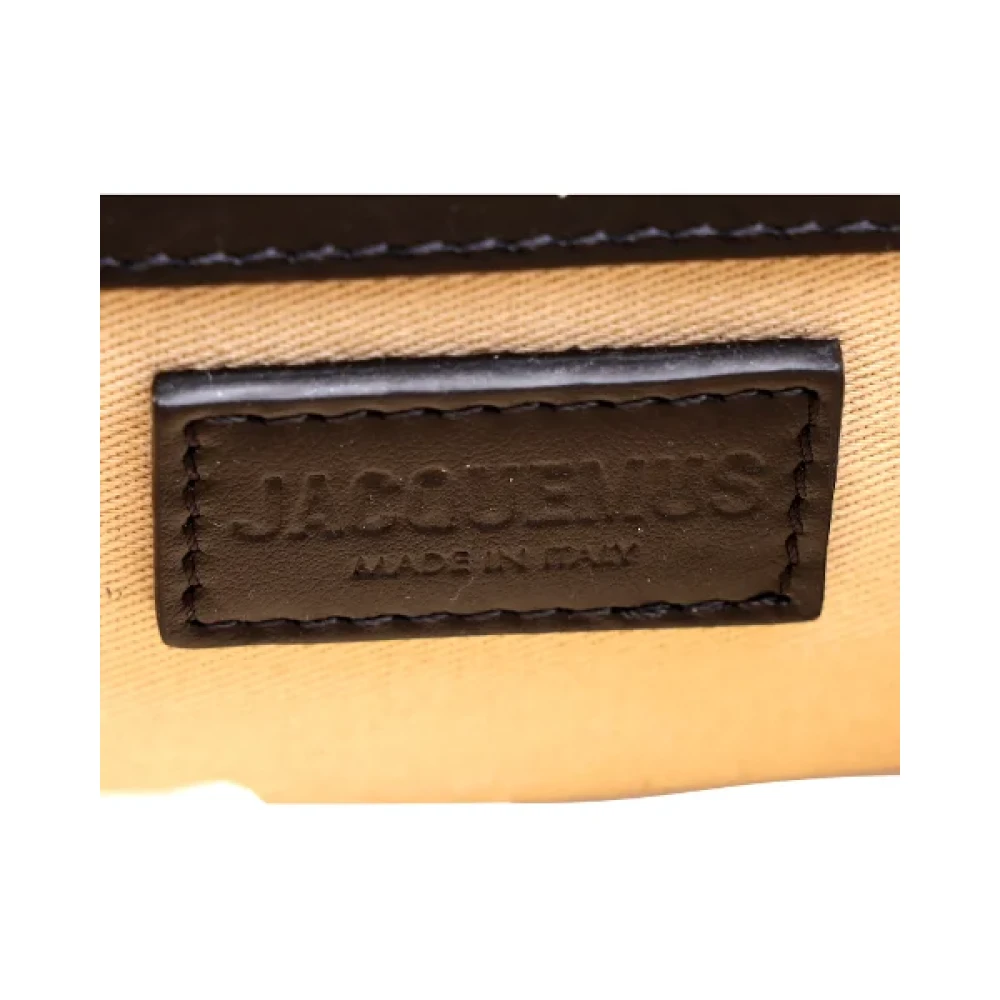 Jacquemus Pre-owned Leather handbags Black Dames