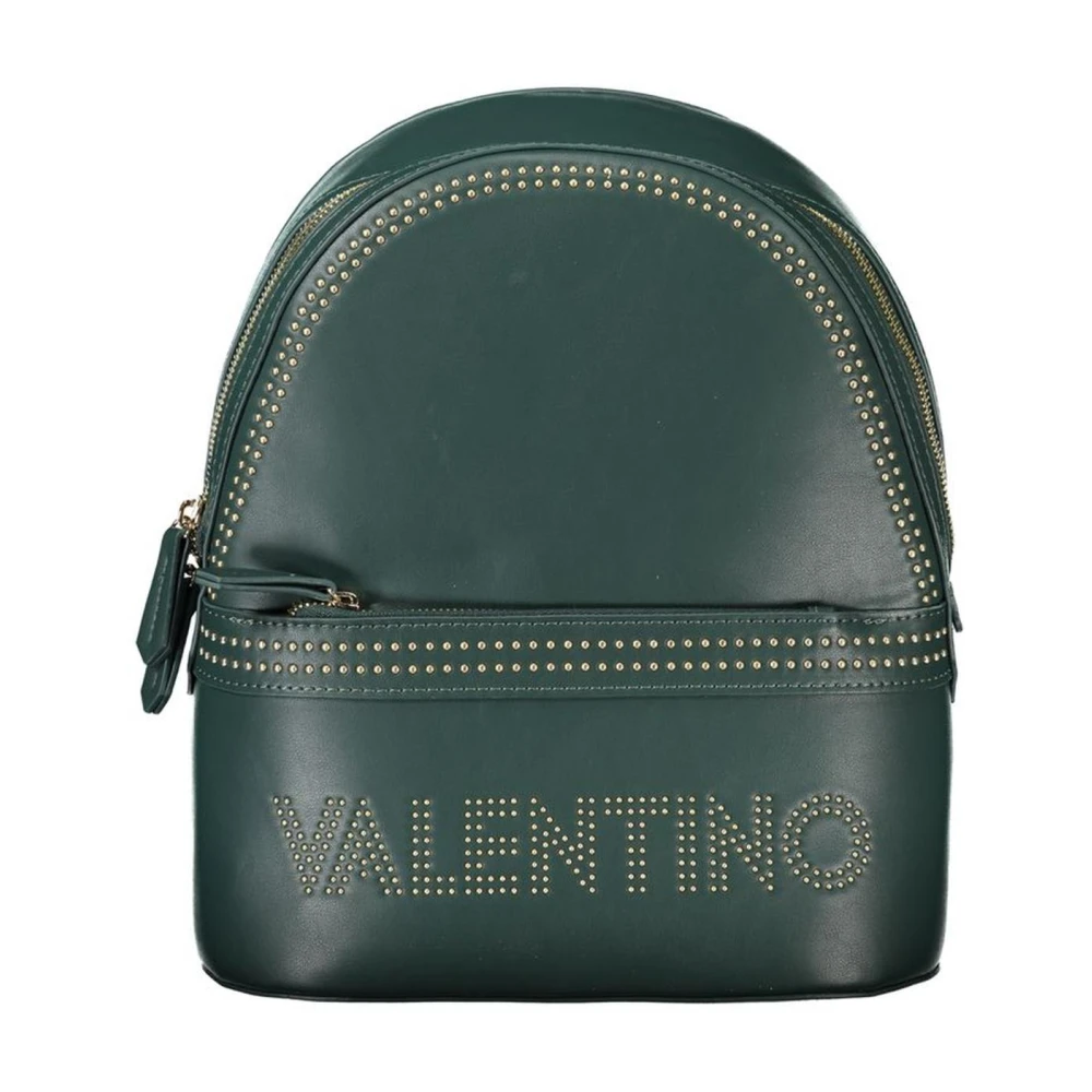 Valentino by Mario Valentino Grön Polyeten Ryggsäck med Flera Fack Green, Dam