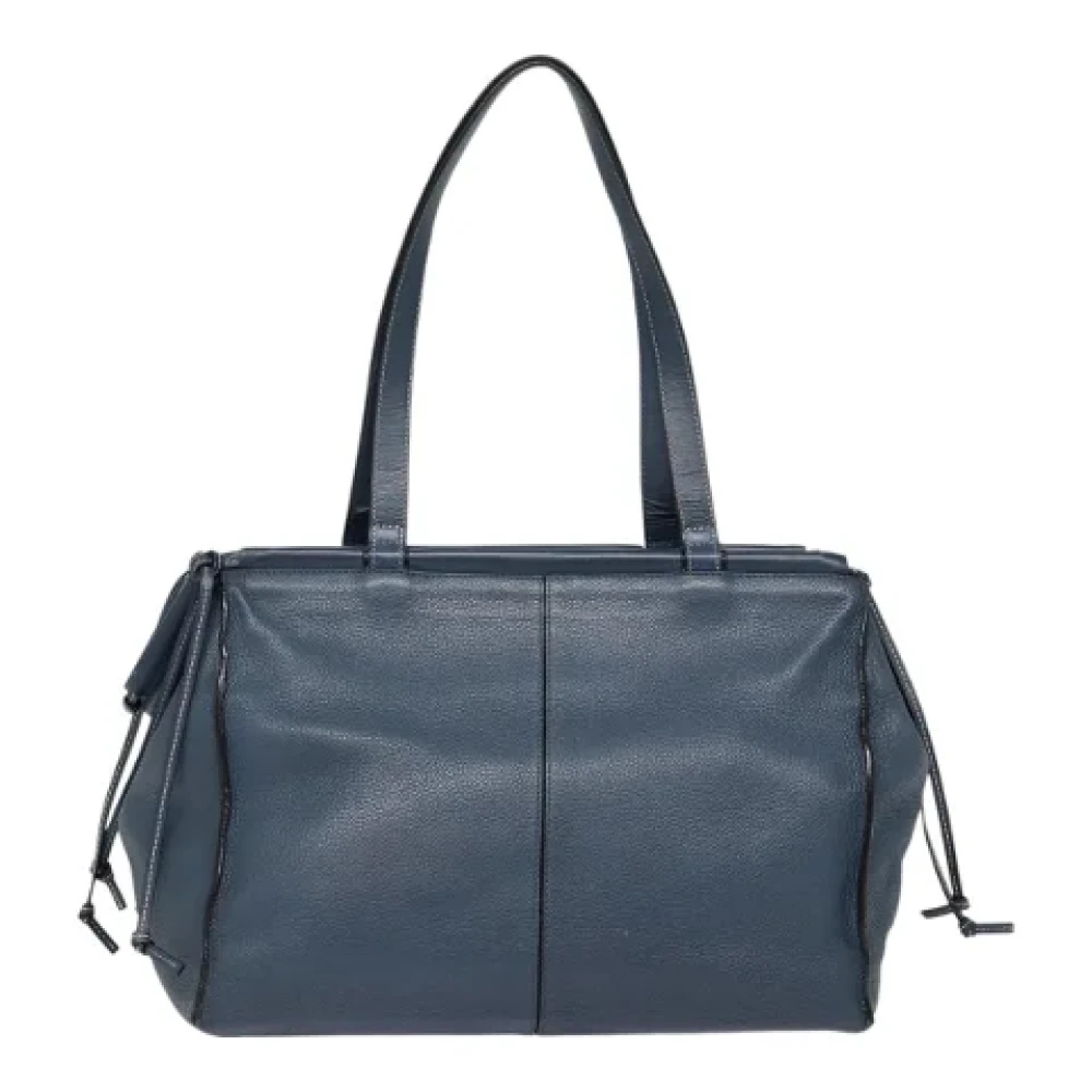 Loewe Pre-owned Leather totes Blue Dames