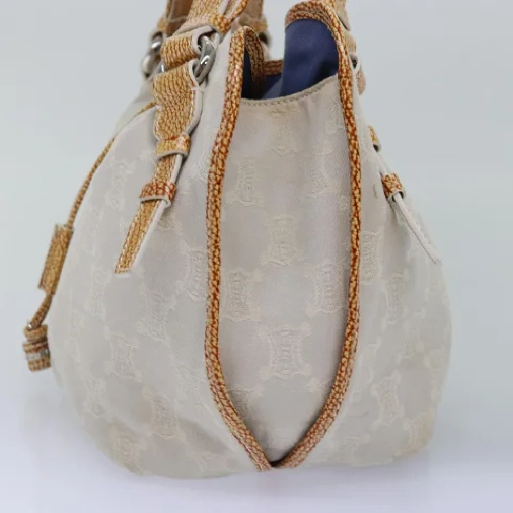 Celine Vintage Pre-owned Canvas celine-bags Gray Dames