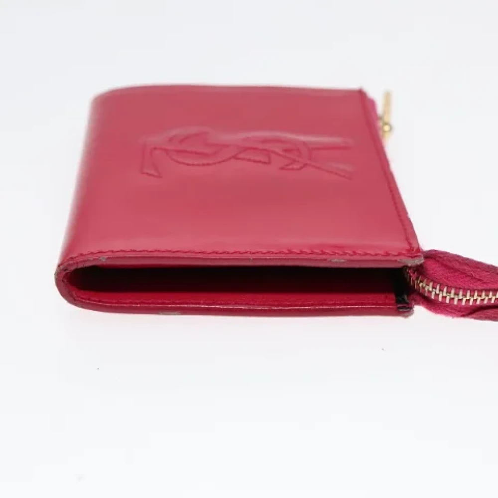 Saint Laurent Vintage Pre-owned Canvas pouches Pink Dames