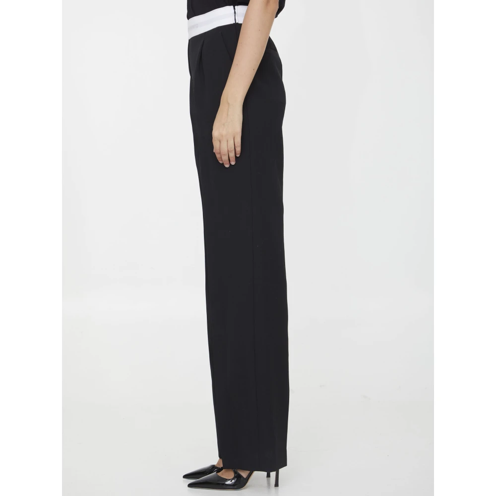 alexander wang Zwarte op maat gemaakte broek voor dames Black Dames
