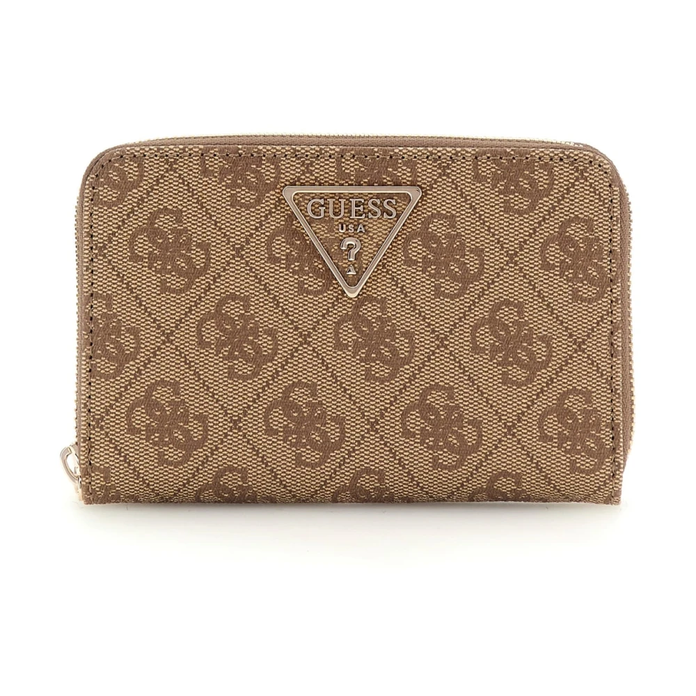 Guess Laurel Slg Phone Cro Latte Portemonnee Brown Dames