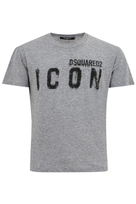 Gråmelerad T-shirt