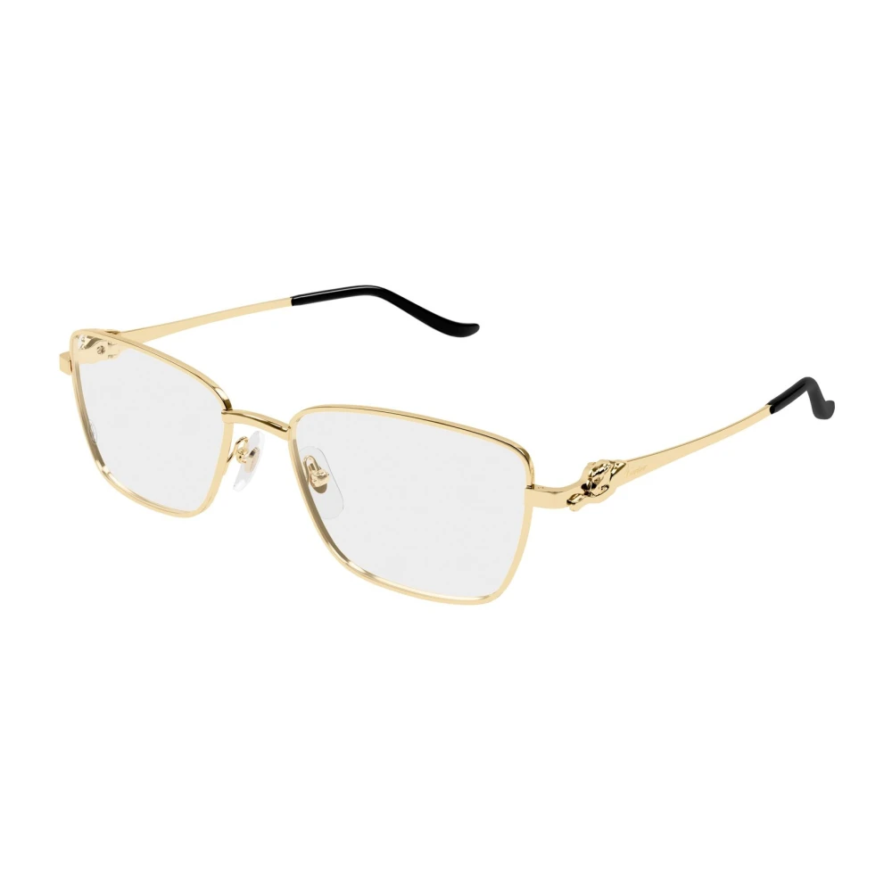 Cartier Yellow Glasses, Female, 55 Mm, Ct0600o Eyeglasses