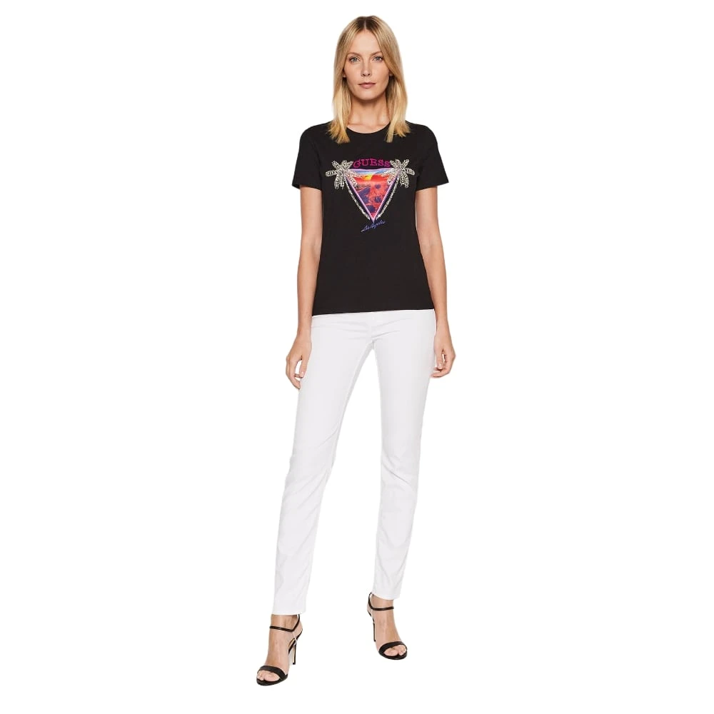 Guess Korte Mouw T-shirt Black Dames